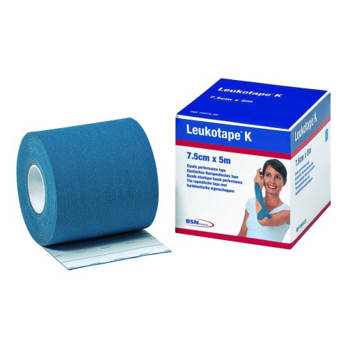 Bande adhésive Leukotape® K 7,5 cm x 5 M Bleu