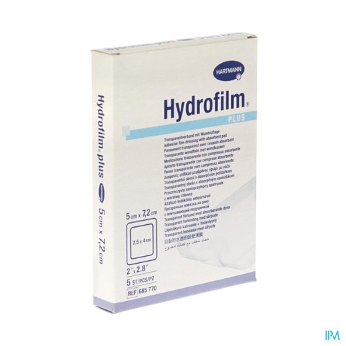 Pansement adhésif Hydrofilm® Plus 5 x 7,2 cm LPP
