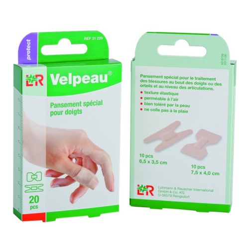 Pansement Velpeau® Protect doigt 2 formes