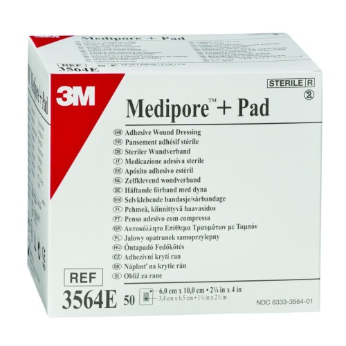 Pansement Medipore + PAD stérile 6 x 10 cm