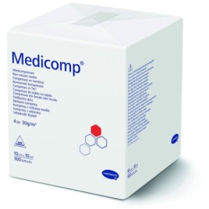 Compresses et cotons - Compresse Non Tissée Medicomp® Non Stérile 30 G 10 x 10 cm