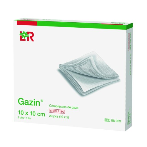 Compresse de gaze stérile Gazin® 10 x 10 cm