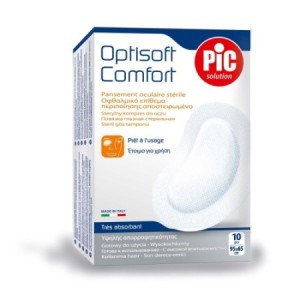 Compresses et cotons - Compresse oculaire stérile Optisoft x 10