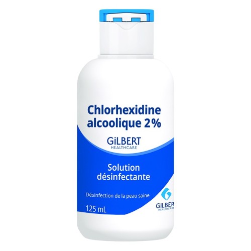 Chlorhexidine alcoolique 2% Flacon de 125ml