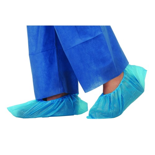 Couvre-chaussures PE bleu