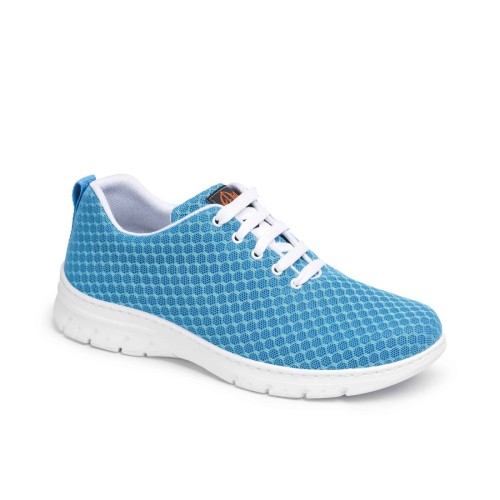 Chaussure Calpe Basket lacet bleu cyan T40