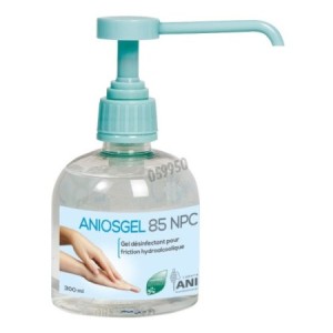 Hygiène des mains - Aniosgel 85 NPC Flacon de 300 ml + Pompe
