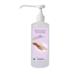 Hygiène des mains - Dermanios Scrub CG Flacon de 500 ml+pompe