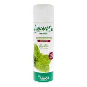 Hygiène vie quotidienne - Aniosept 41 Premium Menthe Aérosol 300 ml