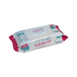 Hygiène des surfaces - Lingettes Wip'anios Clean'up X100 Par 6 Paquets