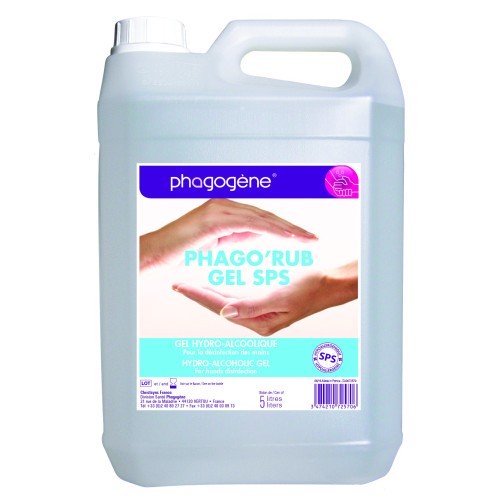 Gel hydroalcoolique Phago’Rub Gel SPS 5 L