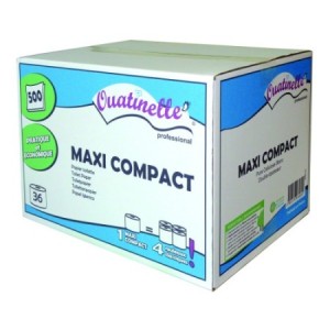 Hygiène et stérilisation - Papier Toilette Ouatinelle 500F Maxi Compact Lisse