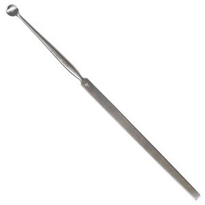 Curettes et canules - Curette de Besnier fine pleine 14 cm x 3 mm