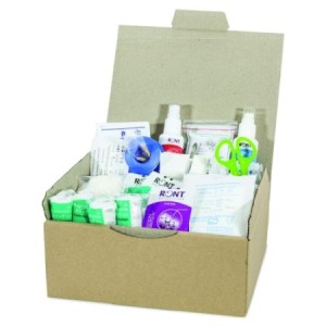 Urgences et réanimation - Kit de recharge pour armoire à pharmacie Carton 5/10 Personnes