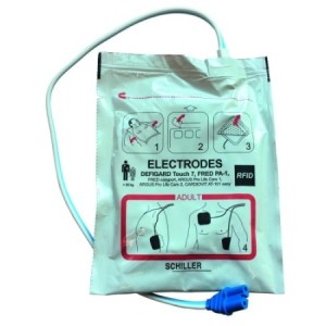 Urgences et réanimation - Électrode ADU Pré Connectée FRED PA01 x 2 17 x 18 x 1 cm 