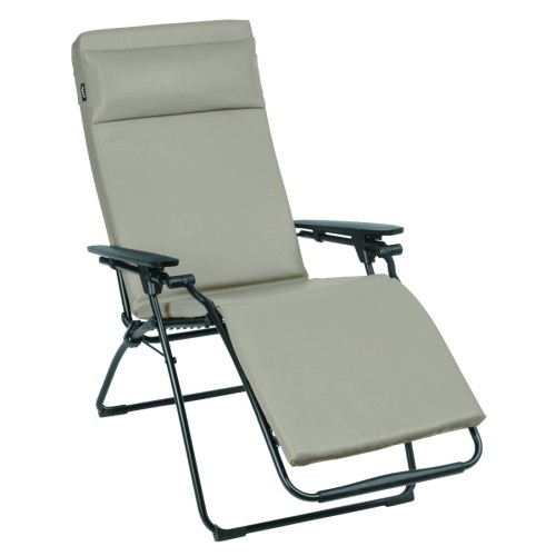 Fauteuil Relax Vital Cuir synthétique Grège