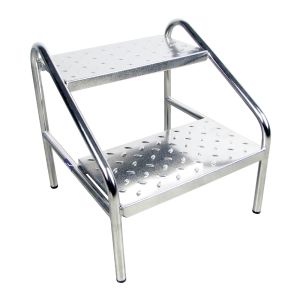 Marches pieds - Marche pied inox 1 ou 2 marches pour cabinet médical