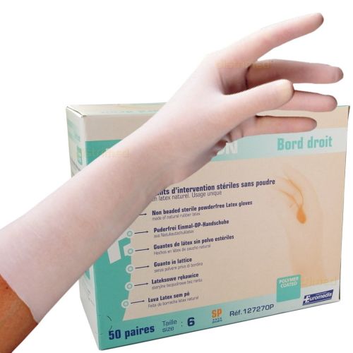 Gant Chir Medigrip Latex NP ST Euromedis T.8 X50
