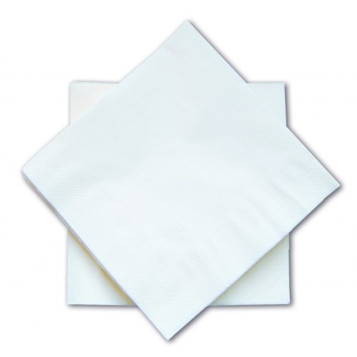 Serviette papier blanc 30 x30 CM