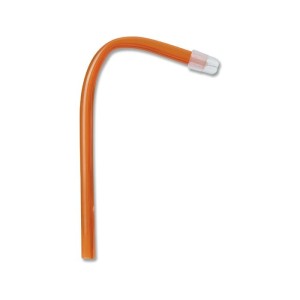 Instruments dentaires - Pompe à Salive Orange Avec Embout Amovible 15cm