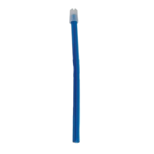 Instruments dentaires - Pompe à Salive Bleu opaque Avec Embout Amovible 15cm