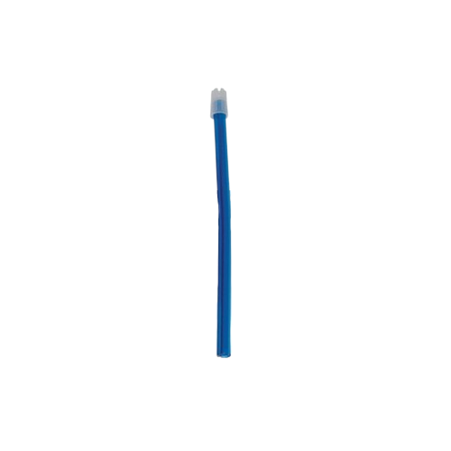 Pompe à Salive Bleu opaque Avec Embout Amovible 15cm