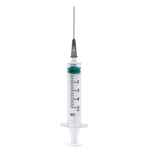 Seringue Emerald 3 pièces montées avec aiguille 40 x 0,8 mm 10 ml